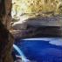 Chapada Diamantina - Po�o encantado tem lagoa de �guas cristalinas e cor azulada intensa